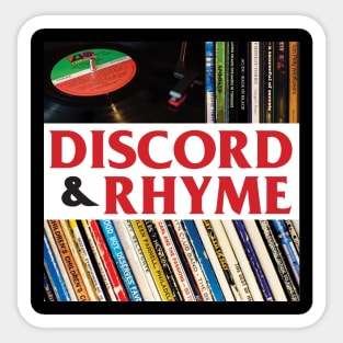 Discord and Rhyme Logo Sticker